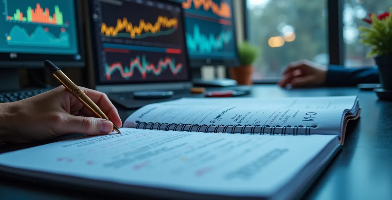 Visualisation d'un journal de pari scientifique avec métriques, analyses et évolution de la bankroll au fil du temps