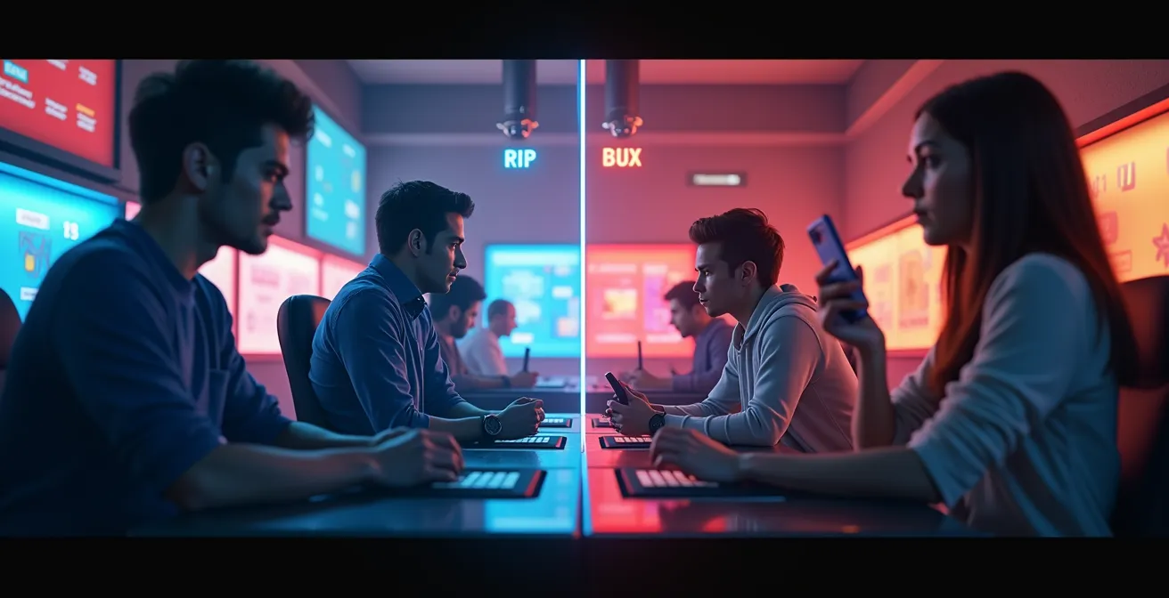 Illustration montrant les profils de joueurs selon leur RTP et volatilité de jeu