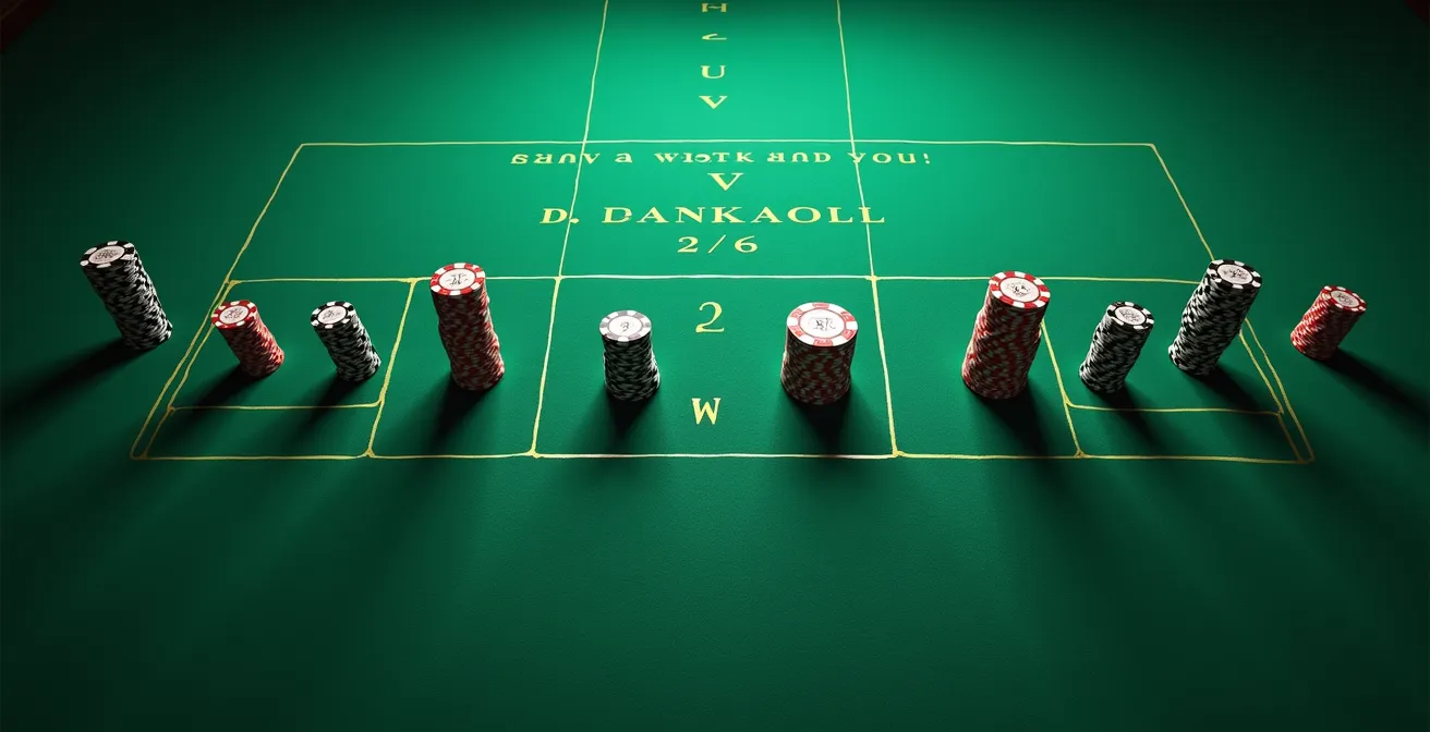 Matrice visuelle représentant la sélection des limites selon la bankroll disponible