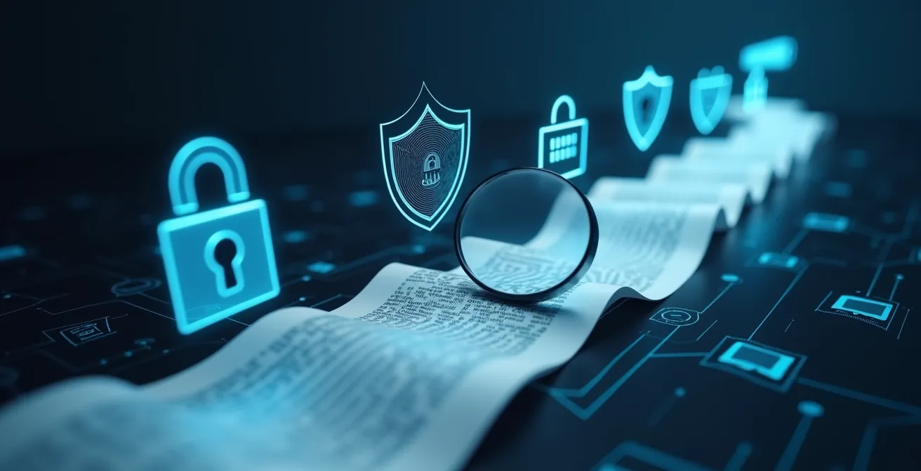 Représentation visuelle du parcours de vérification KYC avec les différentes étapes et points de contrôle