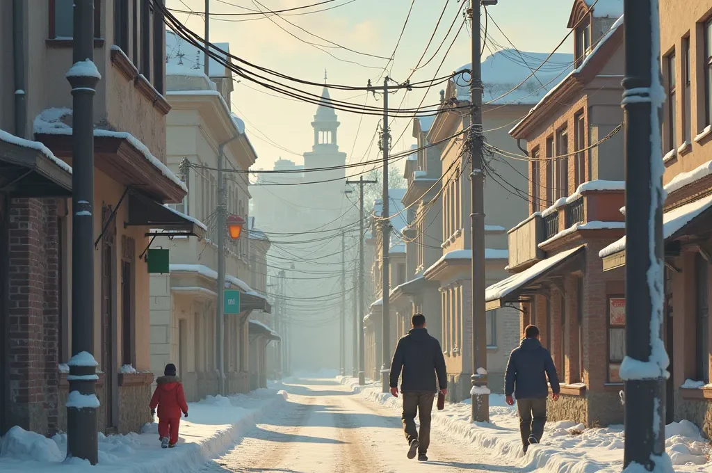 Vue aérienne minimaliste montrant un chemin lumineux sortant d'un labyrinthe sombre
