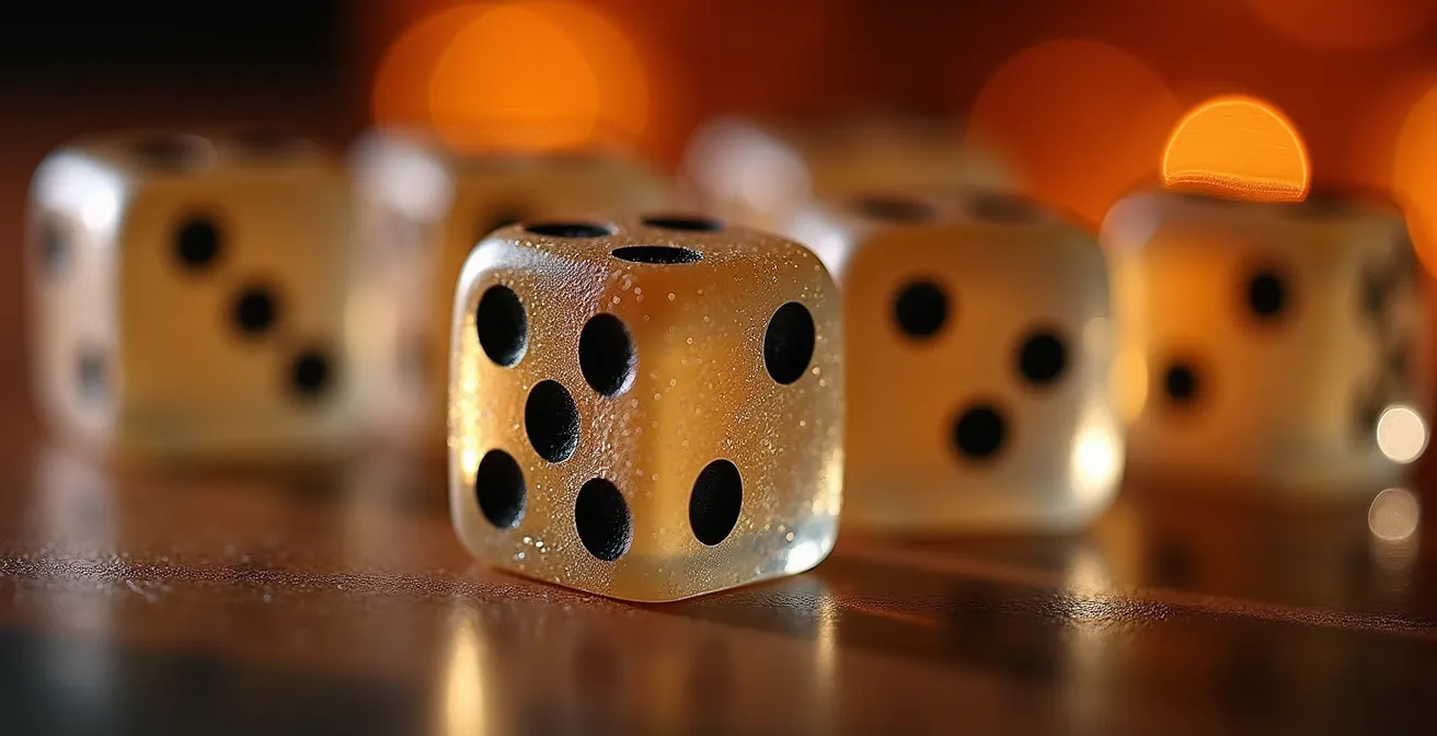 Métaphore visuelle des distorsions cognitives dans l'addiction au jeu